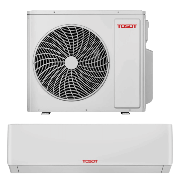 image of a tosot pular heat pump condenser single zone and head